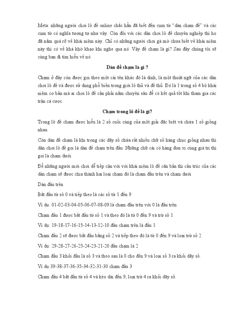 chạm 4 là gì - Hình 2