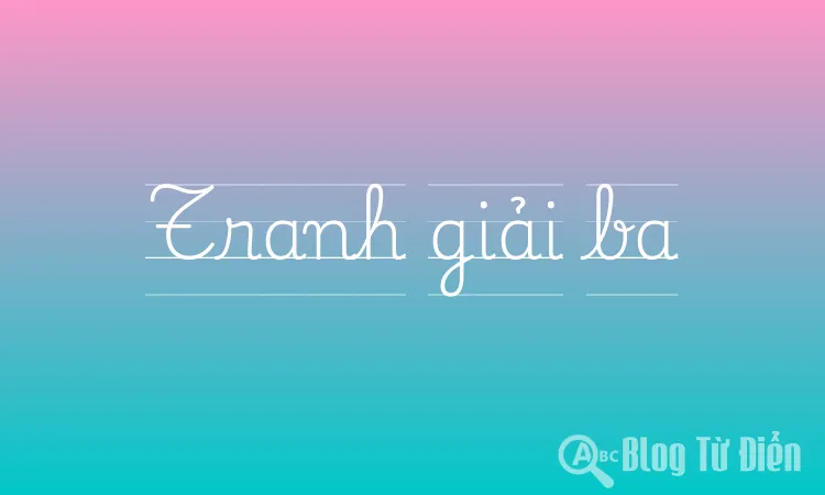 giải ba là gì - Hình 3