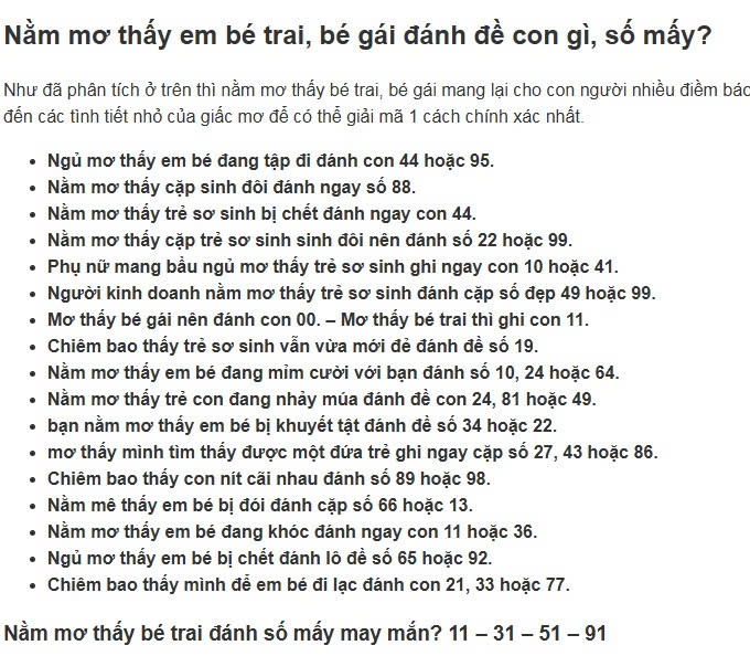 mơ thấy cháu nội đánh con gì - Hình 2