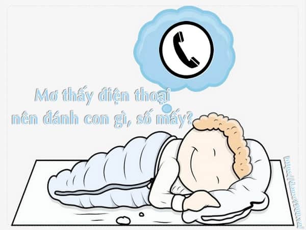 mơ thấy điện thoại đánh con gì - Hình 1