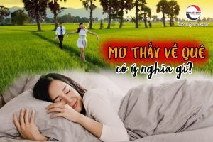 mơ thấy người thân về quê đánh con gì