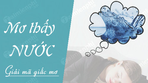 mơ thấy nước đánh con gì - Hình 1