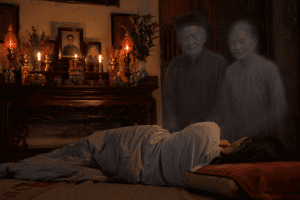 mơ thấy ông bà tổ tiên đánh con gì