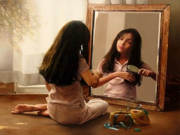 mơ thấy soi gương đánh con gì - Hình 1
