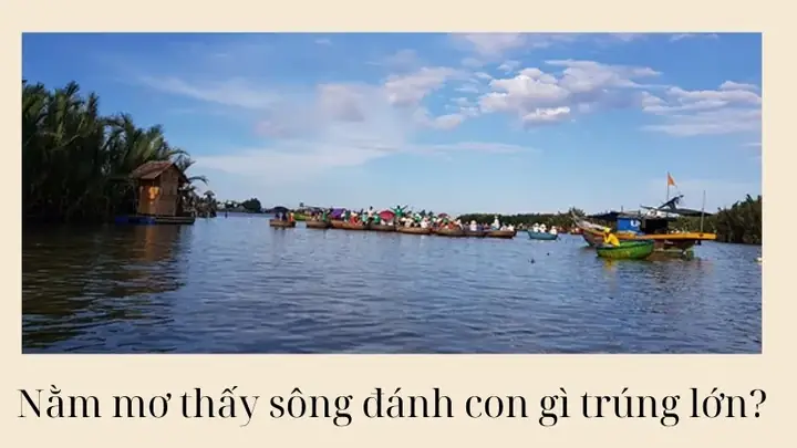 mơ thấy sông đánh con gì - Hình 1