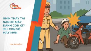 mơ thấy tai nạn xe máy đánh con gì